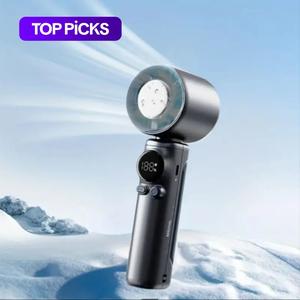 Portable Handheld Fan, High Speed 4000mAh Ice Cold Fan, Outdoor Portable Mini Tabletop Fan, Summer Quick Cooling Fan, Party Small Gift for Friend #TOP PICKS