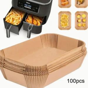 Disposable Air Fryer Liner, Household Bundle Kitchen Accessories Non-stick Parchment Paper, Rectangle Liner Cookware for Air Fryer, Household Kitchen Products