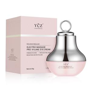 YCZ Eye Cream with Electric Massage, Eye Contour Treatment and Care, Revitalising Cream with Caffeine, Skin Care