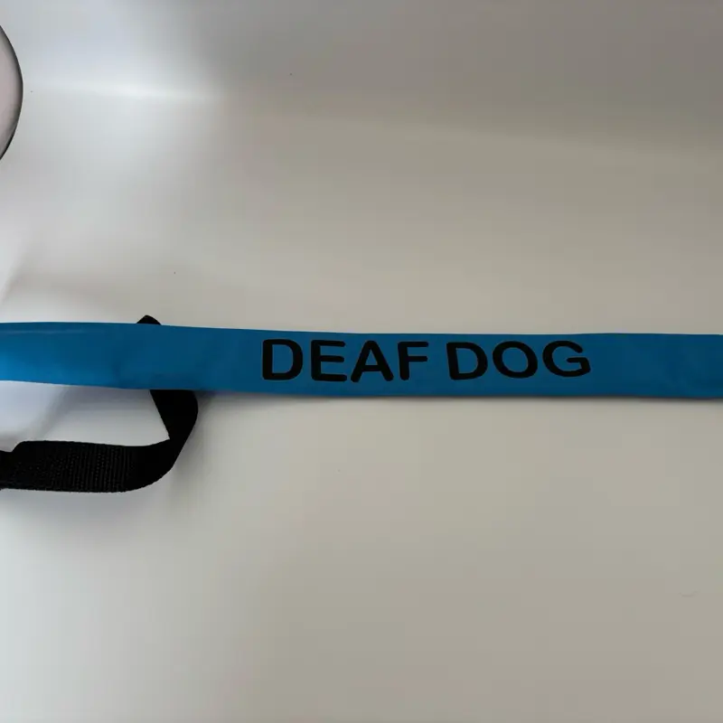 Dog Lead Sleeve - Warning Alert Wrap - Lead Cover - for Pet Safety 5