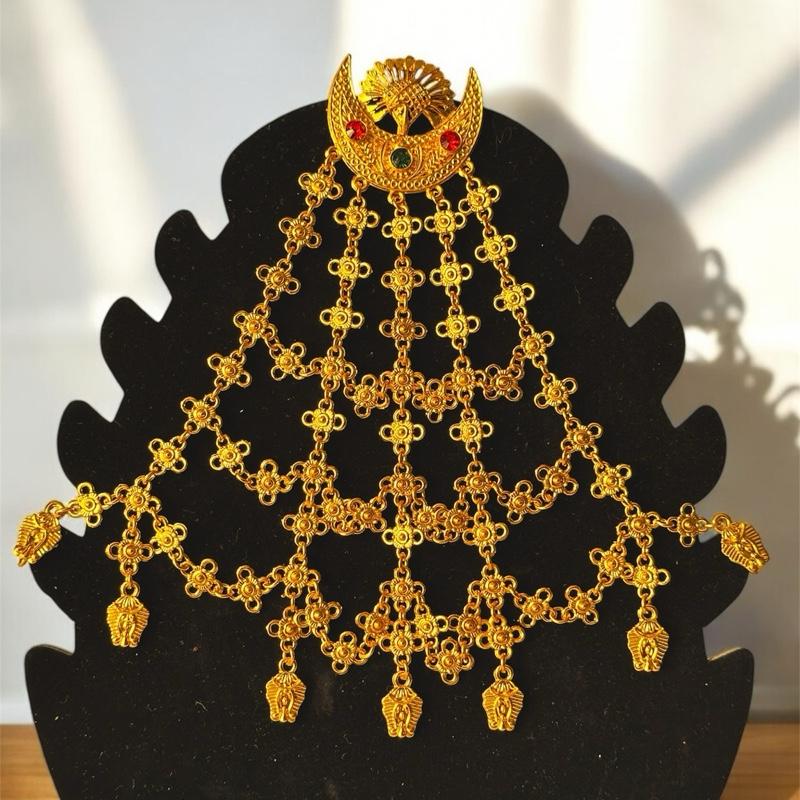 Nyapusikha Hair Ornament - Traditional Newari Women's Headpiece 1