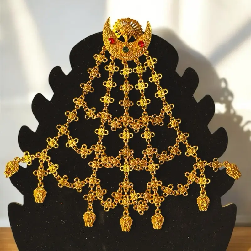 Nyapusikha Hair Ornament - Traditional Newari Women's Headpiece 0