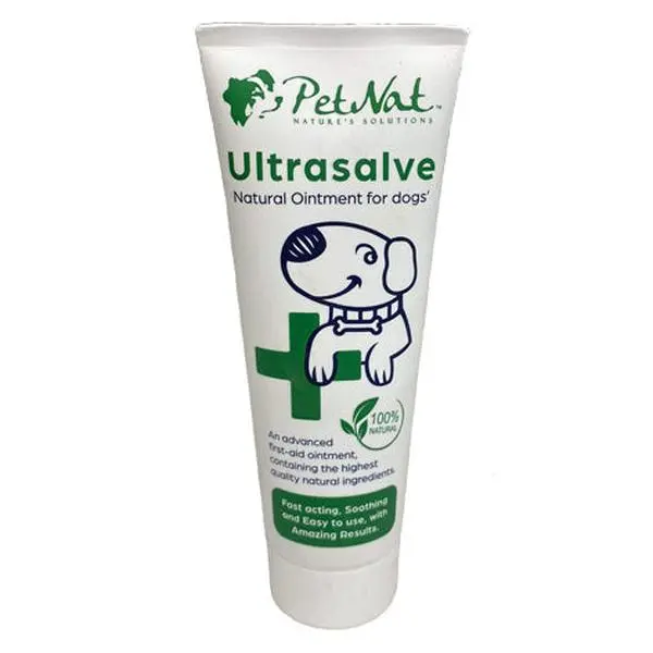 Ultrasalve (Petnat) first-aid ointment for dogs - Antibacterial first-aid ointment for cuts, scrapes & wounds