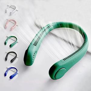 Portable Neck Fan, 3-speed Bladeless Neck Fan, Rechargeable Wearable Fan, Adjustable Personal Neck Fan for Women & Men, Usb Portable Fan, Cooling Fan for Travel, Indoor, Outdoors & Sports, Trending Products, Student Carry Fan