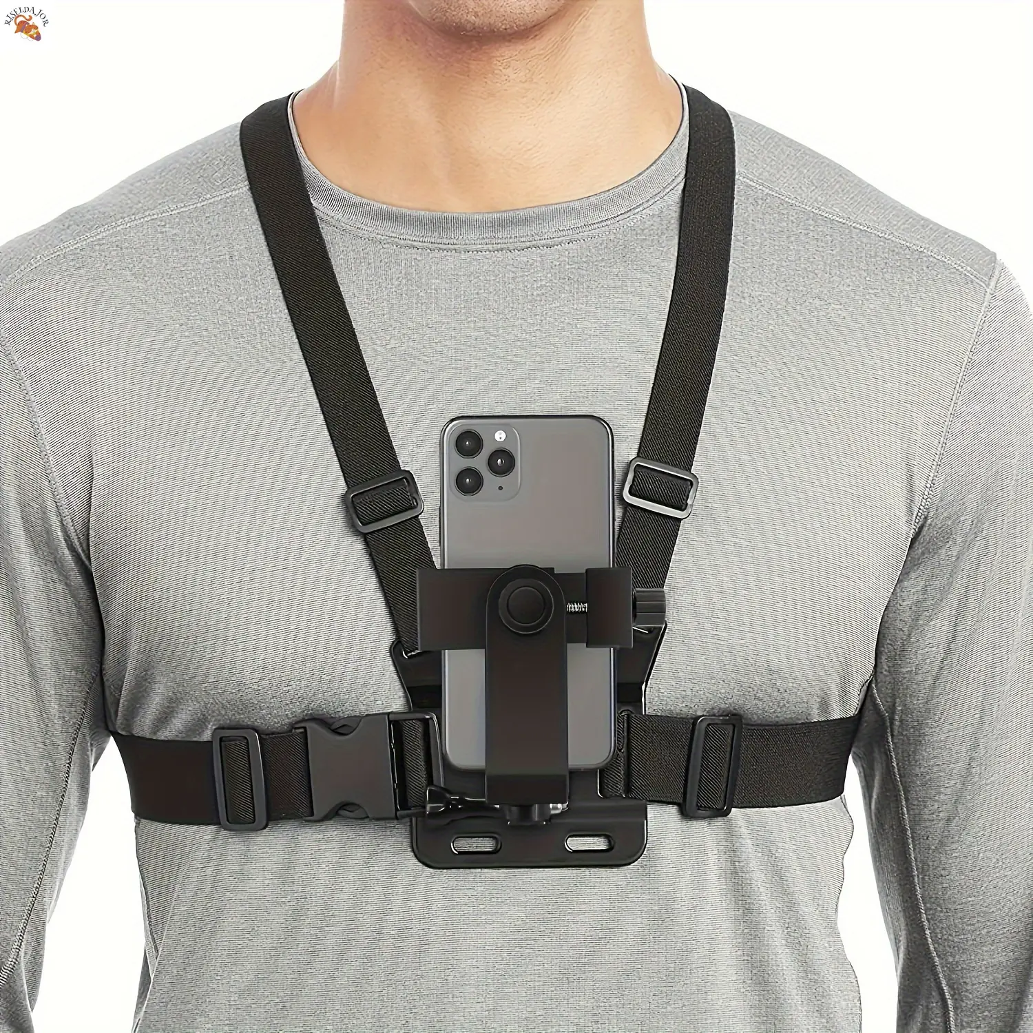 RISELDAJOR   All - in - One Mobile Phone Holder: Outdoor Cycling, Running, Motorcycle Riding Edition with Video Shooting and Driving Record Functions.