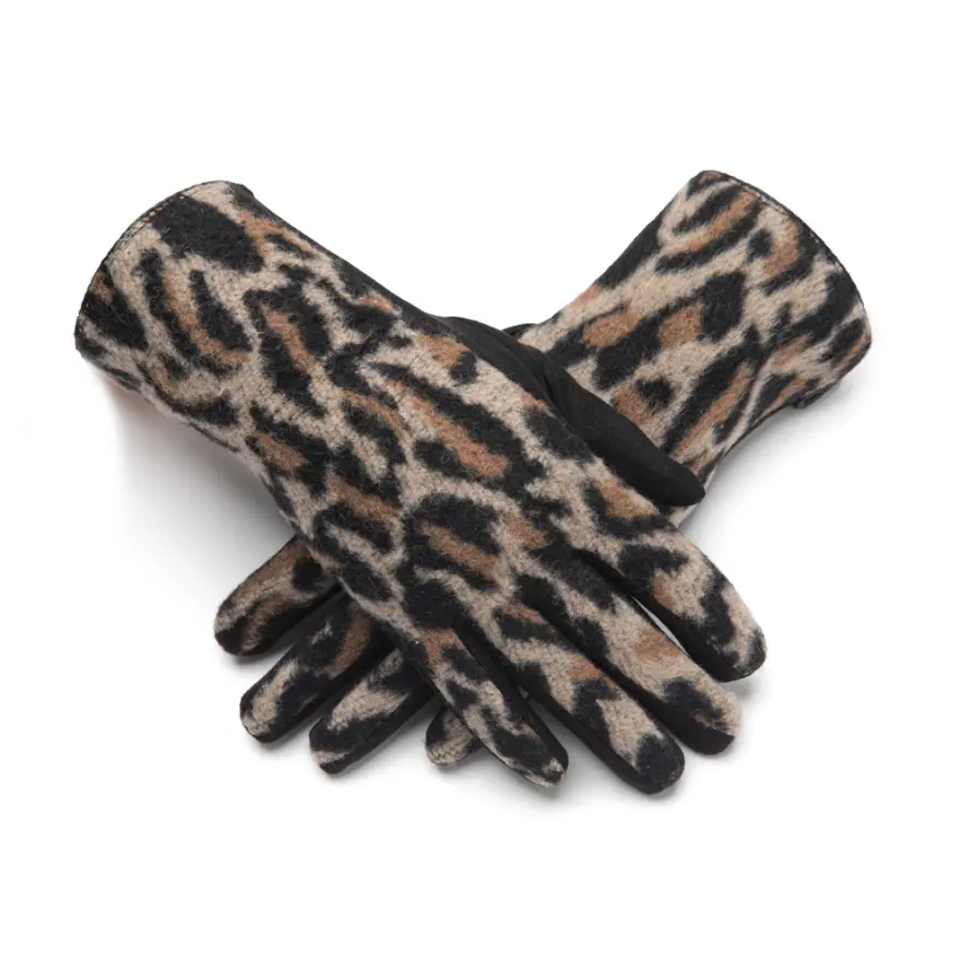 Leopard Print Gloves