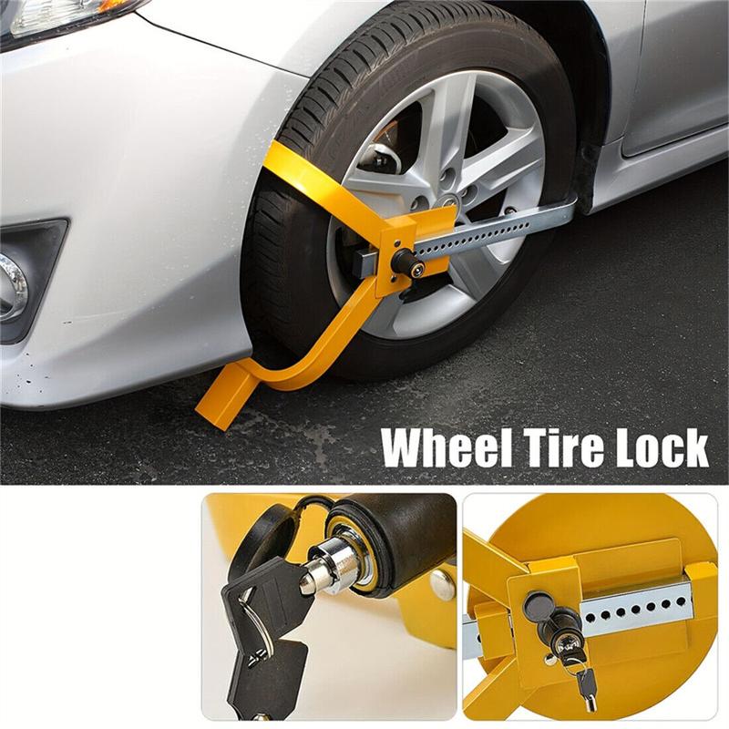 Wheel Clamp Anti Theft Lock RocwooD Security Car Heavy Duty For 13" - 15" Wheels 8