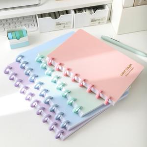B5/A5 Spiral Notebook, 1/4 Counts 80 Pages Portable Loose Leaf Notebook, Lined Paper Journal Notebook for Office School Student