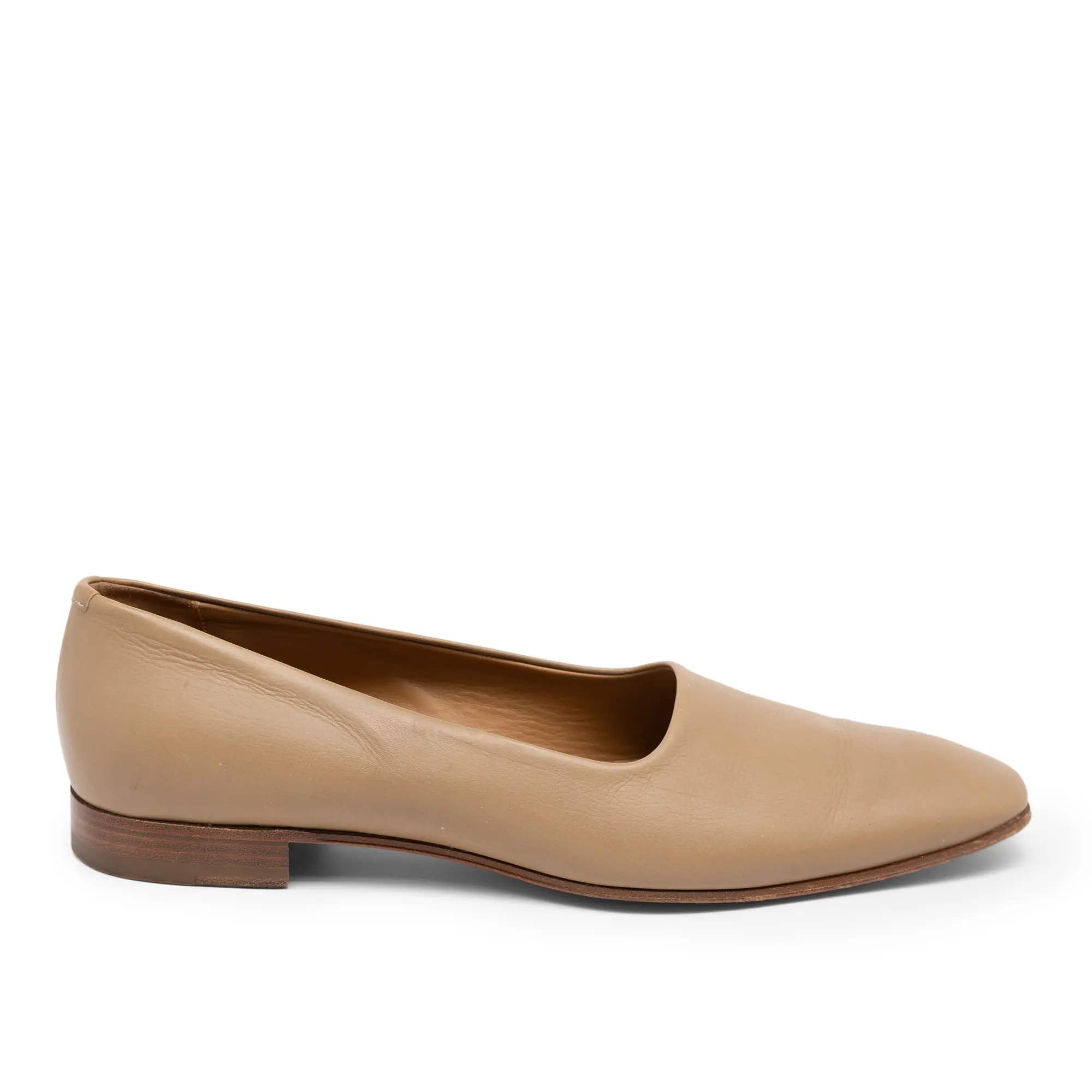 Preowned Christian Louboutin 45 IT Brown Calf leather Moccasin leather Excellent condition