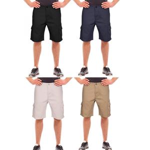 NOROZE Mens Chino Shorts Menswear Casual Cotton Combat Half Pant Cargo Pockets Short Classic Day