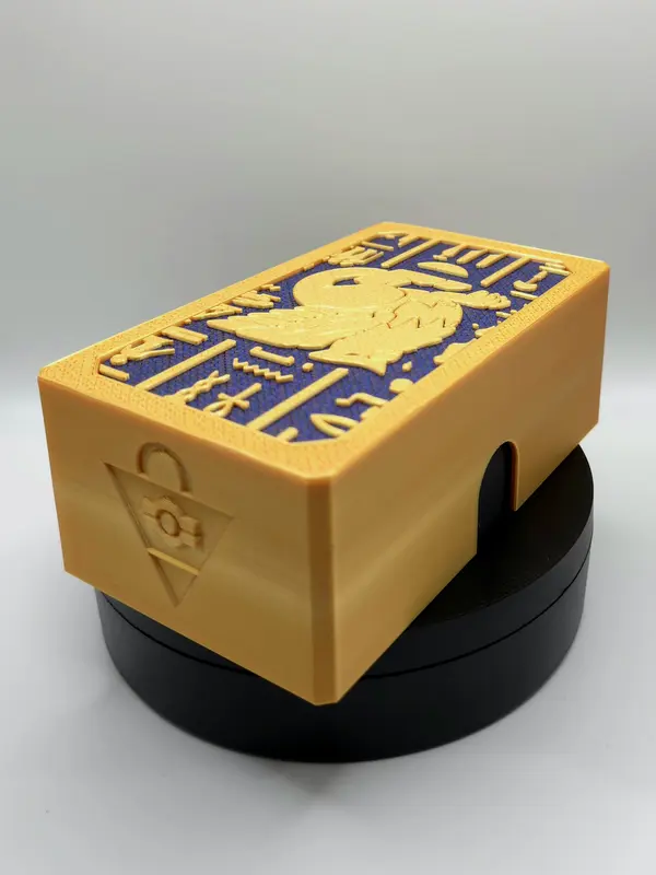 Ancient Tablet Ra Deck Box – 100 Card Capacity with Dice/Token Drawer 2