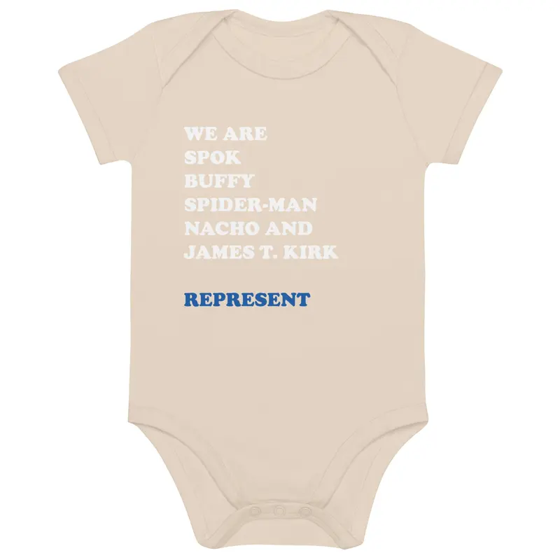 Organic Cotton Baby Bodysuit | We are Iconic Roles 2 1