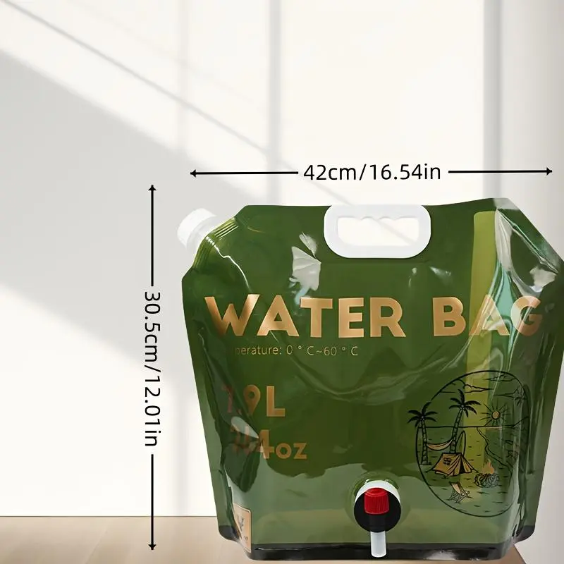 Outdoor Portable Folding Water Bag, Plastic Soft Water Storage Bladder For Mountaineering And Camping, Large-capacity Water Storage Bag For Buckets 2