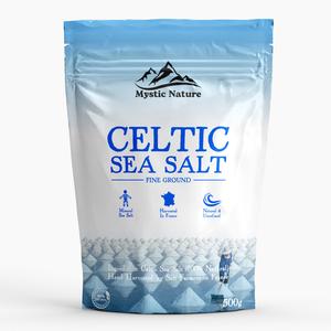 Celtic Sea Salt Fine Ground - 500g | Natural Unrefined Celtic Salt | Enhanced Flavours / Flavour