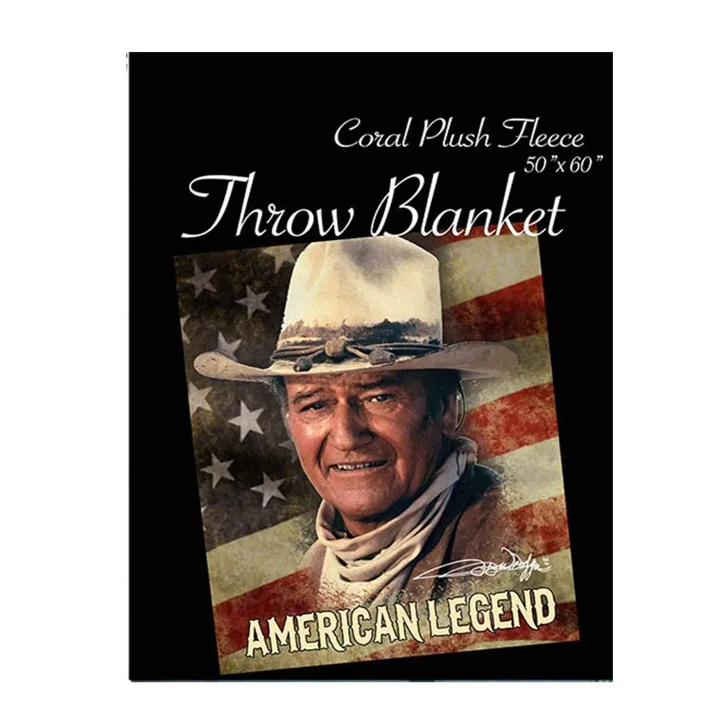 John Wayne Throw Blanket - American Legend JW5274