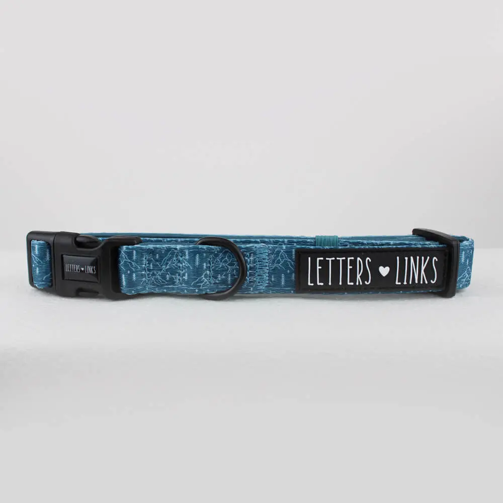 Mountain Adventure Dog Collar – Adjustable & Durable Pet Accessory | Stylish Dog Walking Gear