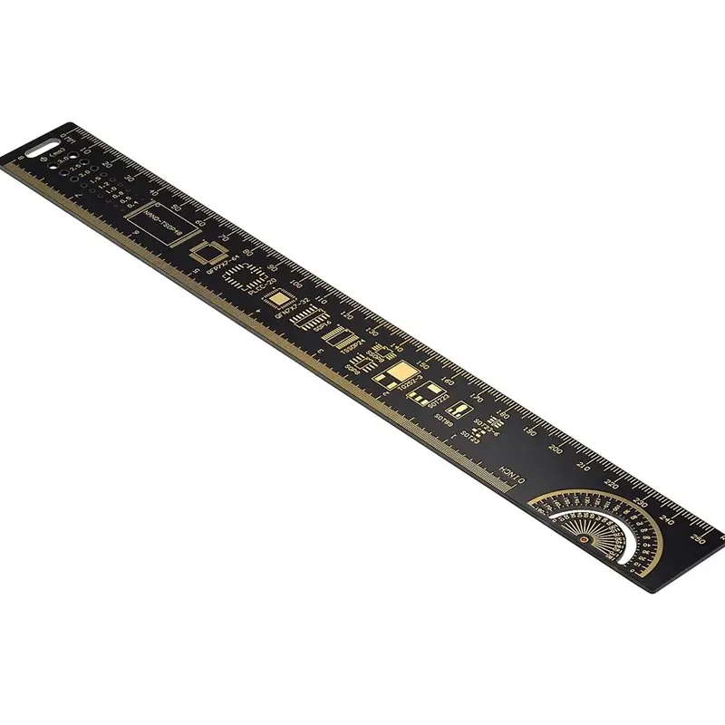 Printed Circuit Board Ruler with 180-Degree Measurements for Resistor, Capacitor, IC, SMD & More | 15cm, 20cm, 25cm 8