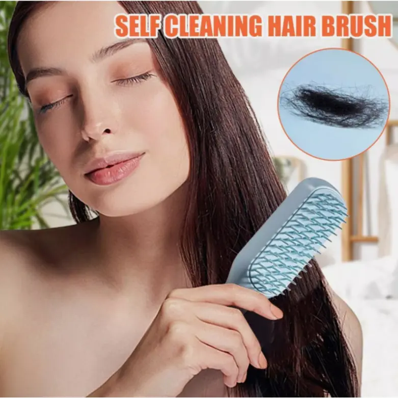 For Women Self Cleaning Hair Brush 3D Air Cushion Massager Brushes Air Bag Comb