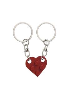 Heart Design Cute Charms Keychain, Geometric Decor Keychain Pendant for Men & Women, Gift for Birthday Party