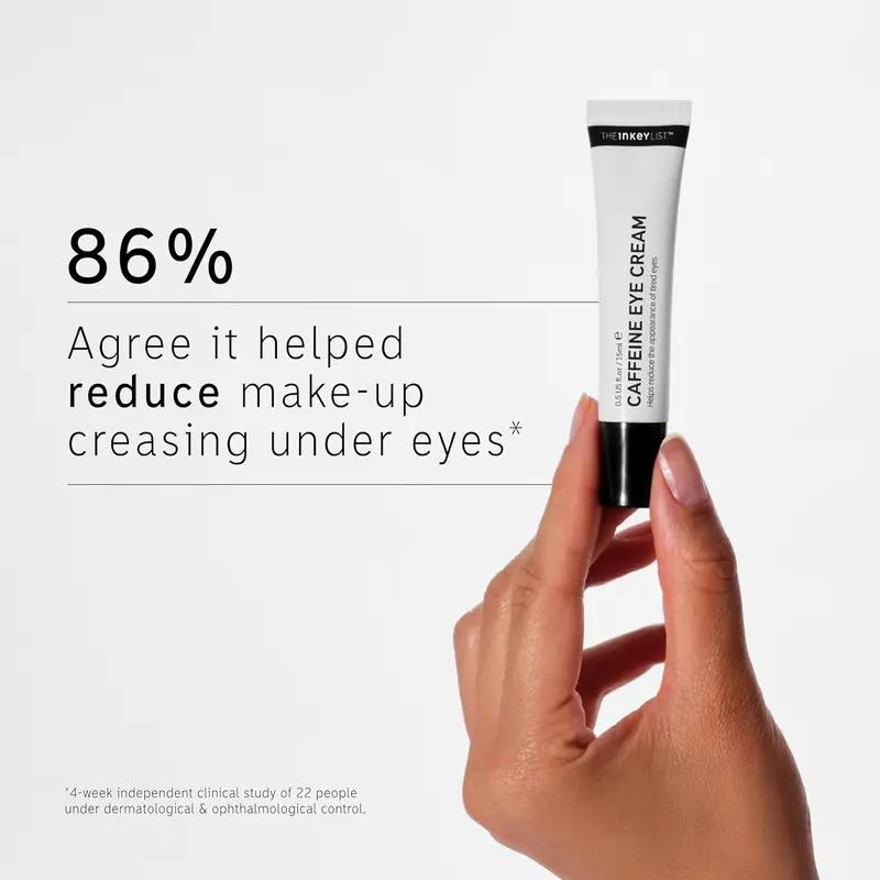 The INKEY List Caffeine Eye Cream 15ml – Brightens Dark Circles, Depuffs Eyes | Fragrance-Free, Vegan, For All Skin Types 4