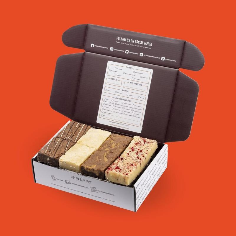 Monthly Variety Brownie & Blondie Box by The Homemade Brownie Company Gluten Free Chocolate Dessert 1