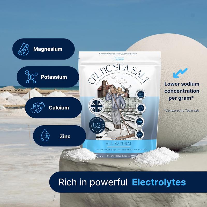 Celtic Sea Salt 350g – Unrefined, Mineral-Rich, Hand-Harvested from France, Pure, Kosher & Organic 4