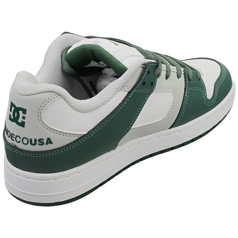 DC Shoes Manteca Se Mens Skate Trainers in White Green - MPN: ADYS100314-XWSG 1