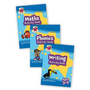 Nursery Home Learning 3 Activity Book Bundle: Early Years Ages 3-4 textbooks kids workbooks