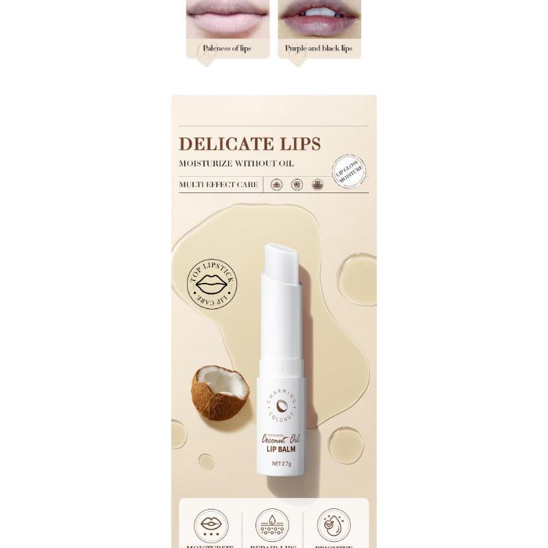 Product Introduction of Coconut Lip Balm - Lasting Nourishment and Moisture for Men and Women - Daily Care Lip Balm Skincare Comfort 3