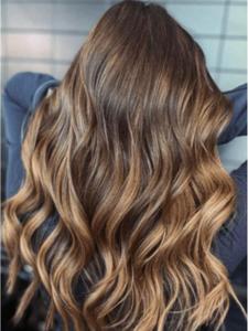 18-24 Inch Ombre Straight Tape-in Human Hair Extensions, 20pcs Seamless Skin Weft Tape-in Hair Extensions, Fashionable Hair Extensions for Women