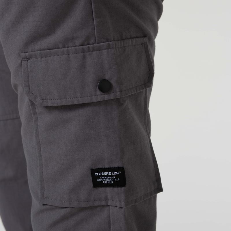 Ripstop Open Hem Cargo Pant | Charcoal 2