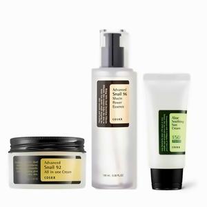 CosRX - Advanced Snail Essence, All in One Cream & Suncream Bundle