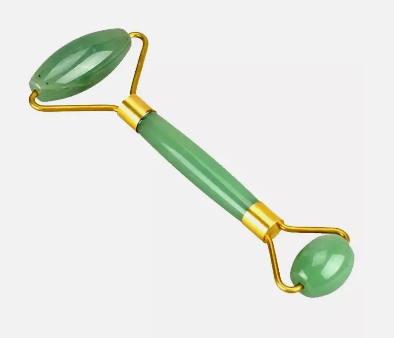 Jade Face Massage Roller Beauty Tool Facial Eye Neck Body Anti Ageing Therapy Skincare Comfort 3