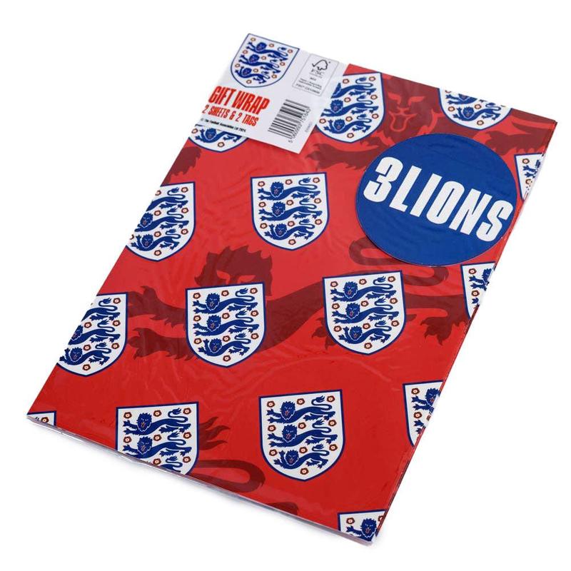 England FA Crest Gift Wrap 3