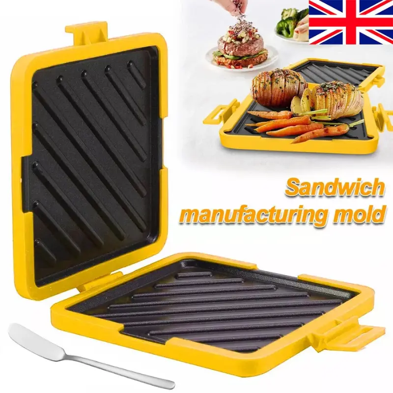 Toasted Sandwich Maker Microwavable Machine Waffle Maker Microwave Oven Toastie 5