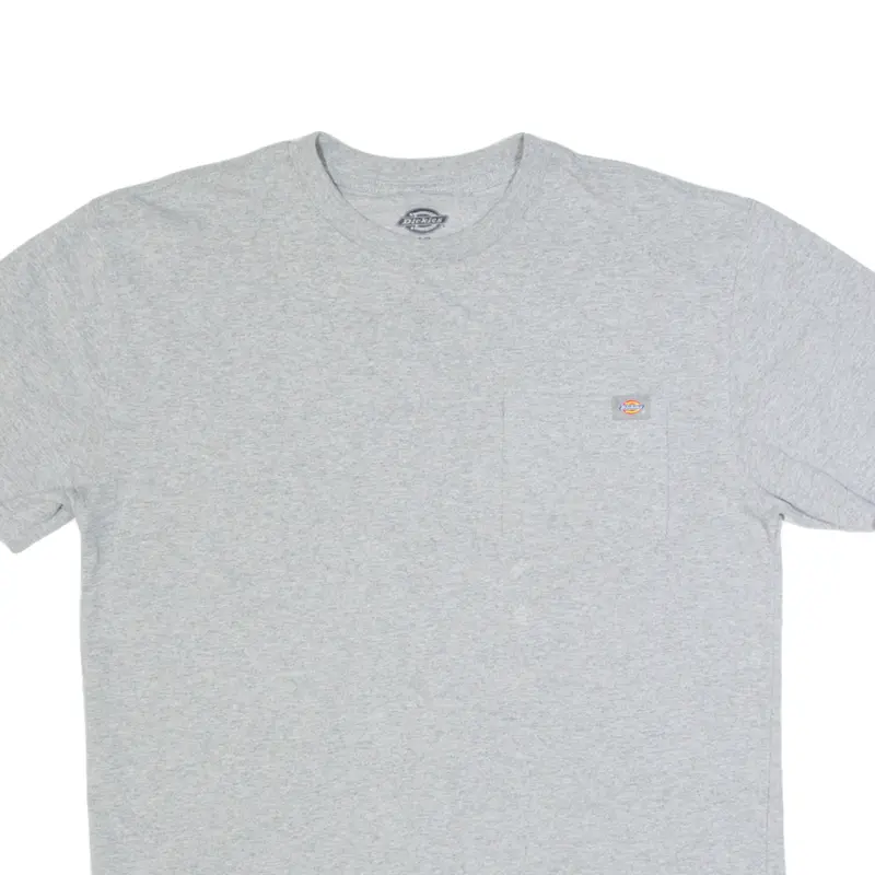 DICKIES Mens T-Shirt Grey S 1