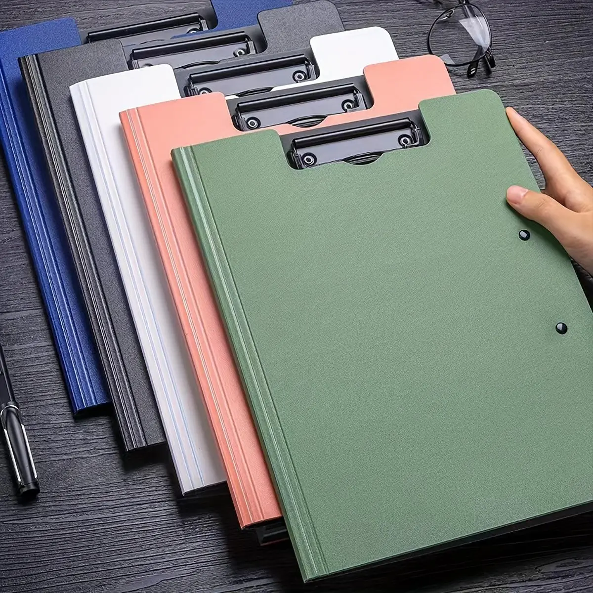 A4 folder folder double clip design with multiple color options for plywood