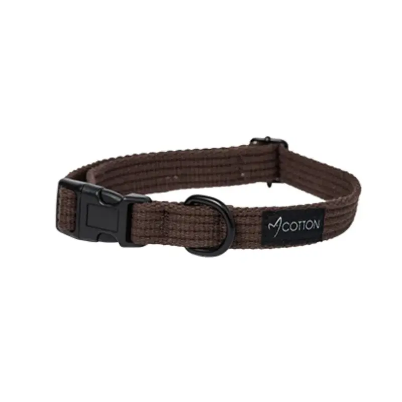 Soft Dog Collar Natural Cotton 3