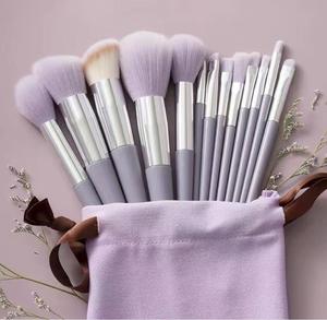 GLAMOUR-BRUSH SET: 13-NI-1 Face and Eye Make-up Brushes for Foundation, Powder, Concealers, Blush, and Eyeshadow - Makeup, Flawless