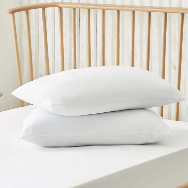 2 Pack Egyptian Cotton Blend Bounce Back Pillows Hotel Quality Soft Medium Support for Pain Relief by OLIVIA ROCCO 3