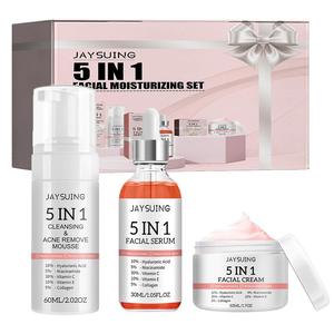 5 in 1 Skin Care Kit, 1 Set Skincare Kit, Includes Moisturizing Facial Cream & Serum & Cleanser, Hydrating Skin Care Tool