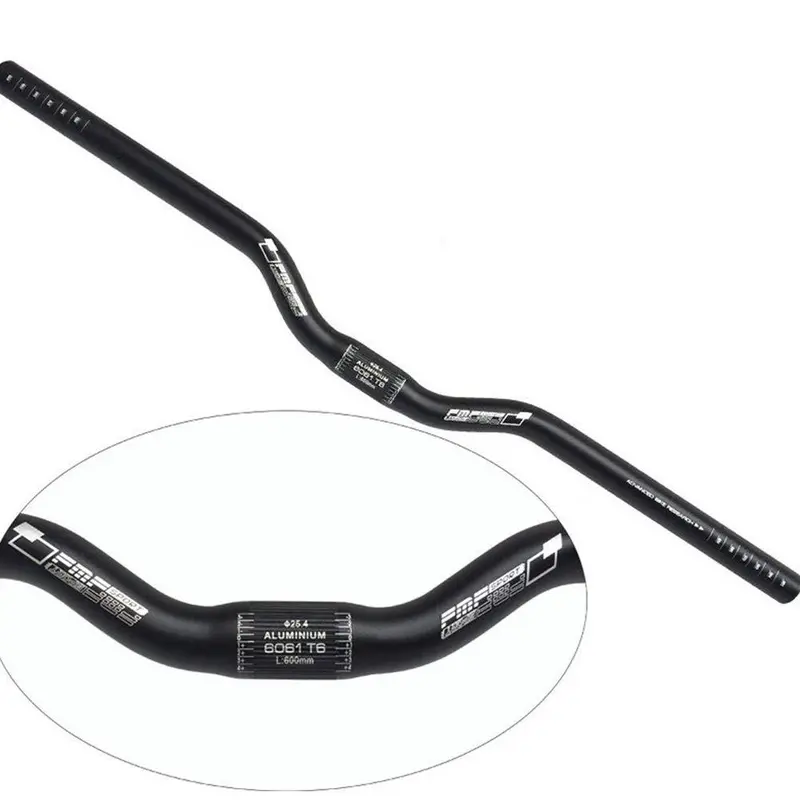 FMF Sport Yanba Aluminum Alloy Bicycle Handlebar MTB Riser Bar for Mountain & Road Bikes 25.4x600mm Swallow Handle UK Fast Shipping 3