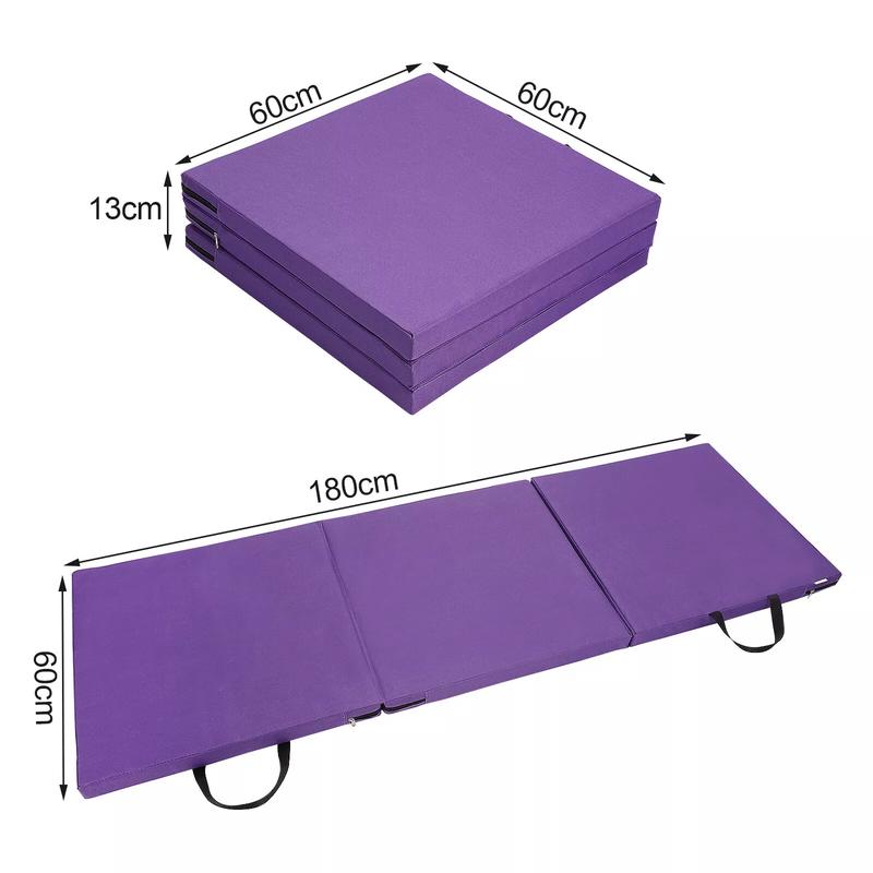 Folding Gymnastics Mats Thick Tumbling Crash Yoga Equipment Floor Exercise Mat 8