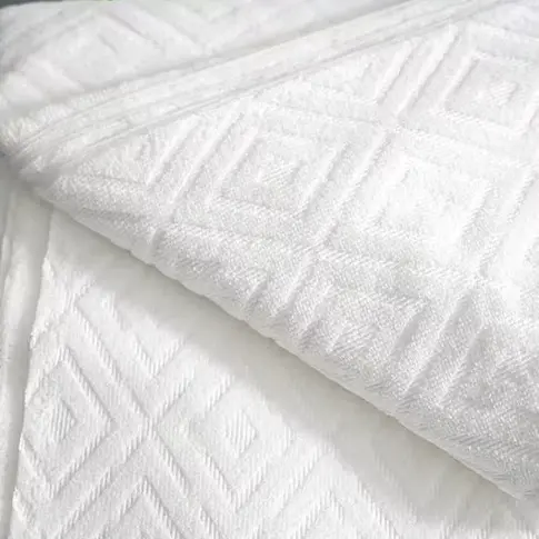 2 Piece Ihram 1200g White Towel Set for Adult Males - Premium Quality Soft for Hajj & Umrah | 3 Days Delivery | Free Shipping 1