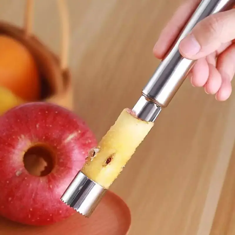 Apple Corer Stainless Steel Core Remover Kitchen Tool Fruit Pip Pear Utensil 6