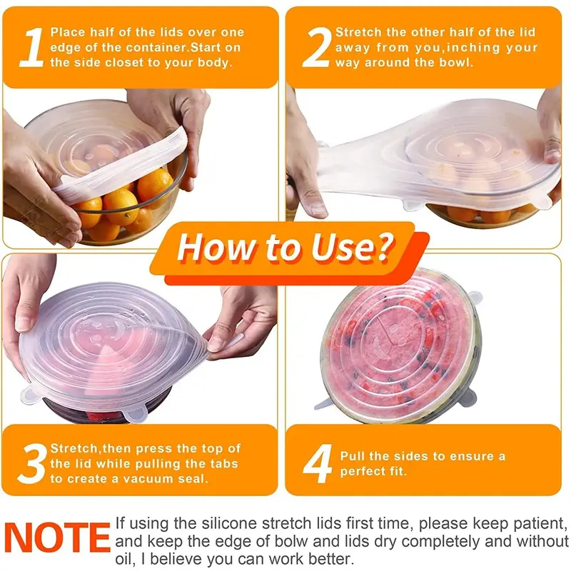 Silicone Stretch Lids 3
