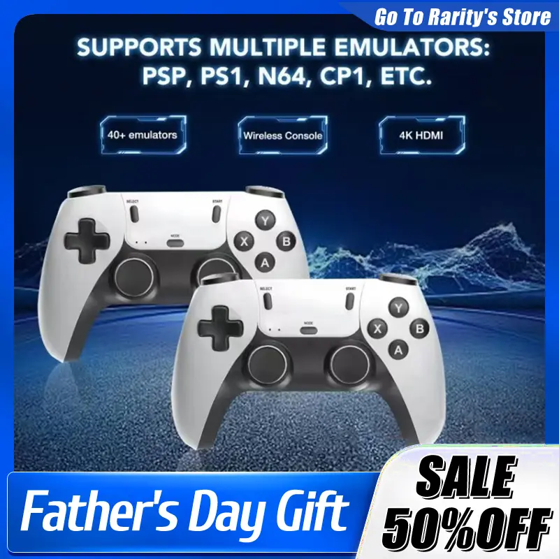 （Arrival in 2-3 days Father's Day gift）Wireless Controllers with HDMl Output -2-Controllers Accessories-