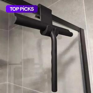 Solid Color Window Cleaning Squeegee, 1 Count Multifunctional Silicone Glass Scraper, Window Cleaning Brush, Household Cleaning Tool #TOP PICKS