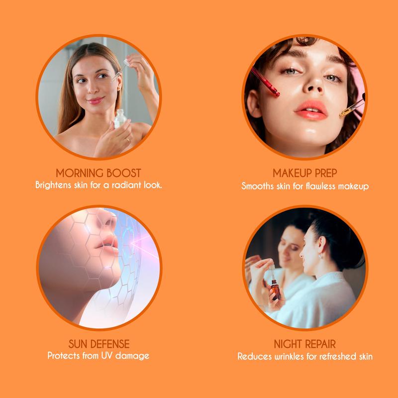 Kanzy Vitamin C Serum for Face with 20% Hyaluronic Acid 30 ml Discoloration Correcting Serum for Even Tone Complexion to Boost Skin Collagen and Elasticity Face Serum for Women & Men 5