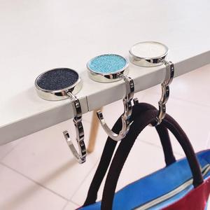 Foldable Purse Hook, 3 Counts Folding Handbag Hanger, Table Hook for Girls and Women, Home Organizer for Bag, Shoulder Bag, Handbag, Purse, Pouch Holder